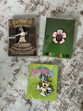NEW Hat Club Collectible Pins
